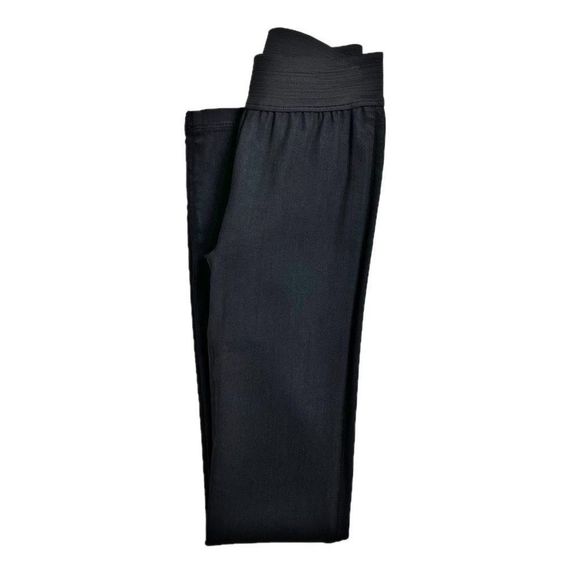 Citizens Of Humanity Greyson Coated Denim Legging Mid-Rise Black Suedette 25 - Picture 10 of 10